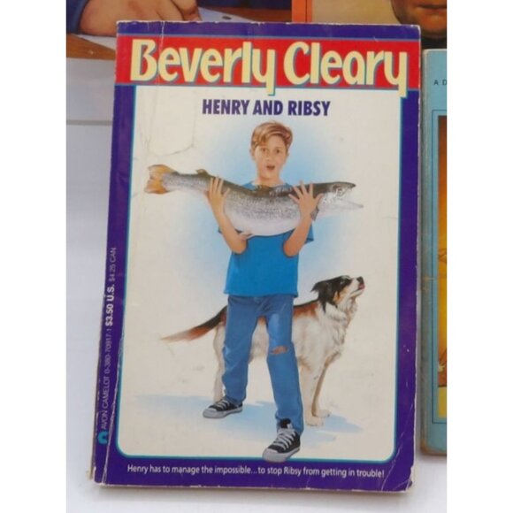 Beverly Cleary Paperback Set Of 5 Books - Ramona Forever Henry & Ribsy The Mouse - Picture 2 of 6